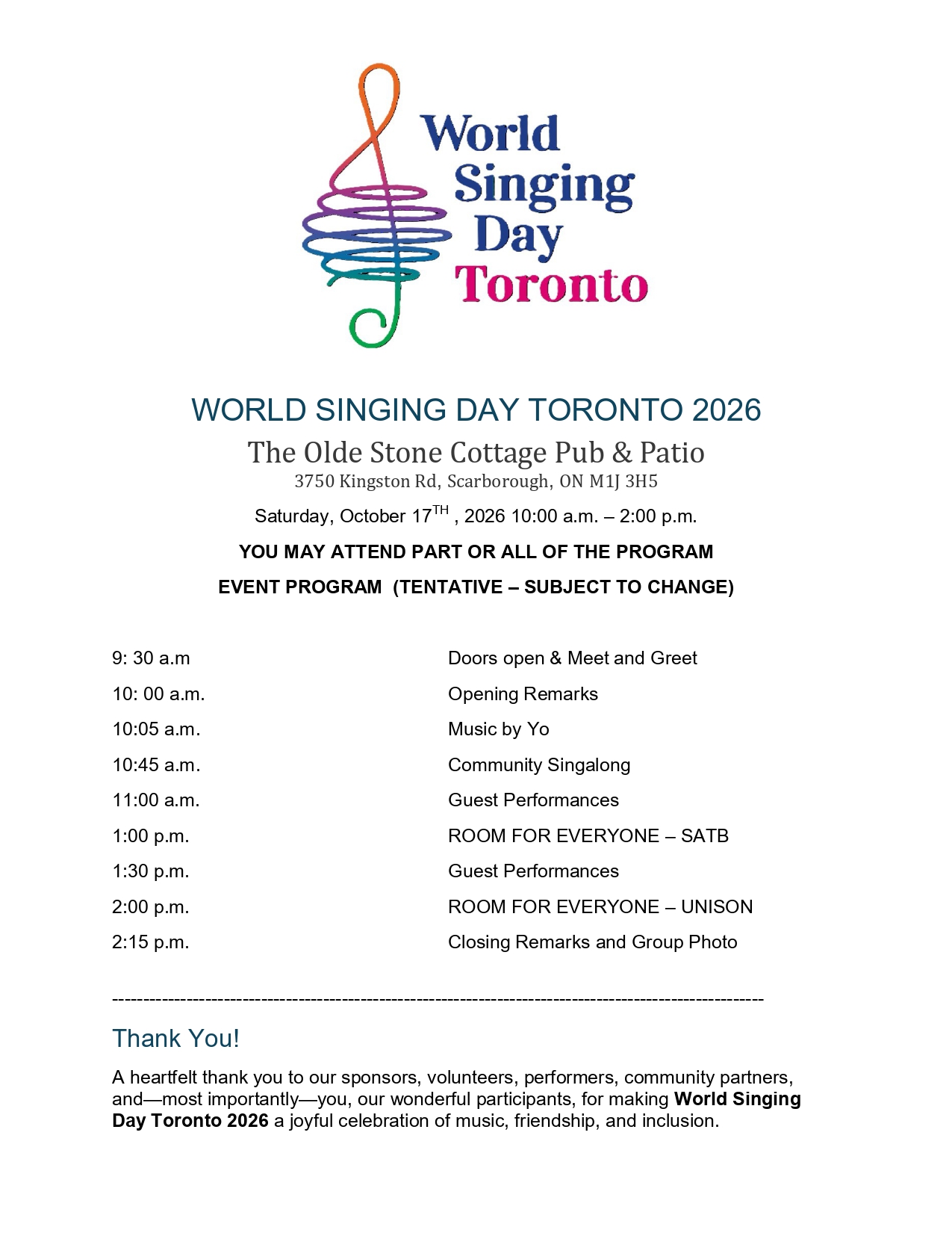 PROGRAM TORONTO WSD 2026 - DRAFT AUGUST 25