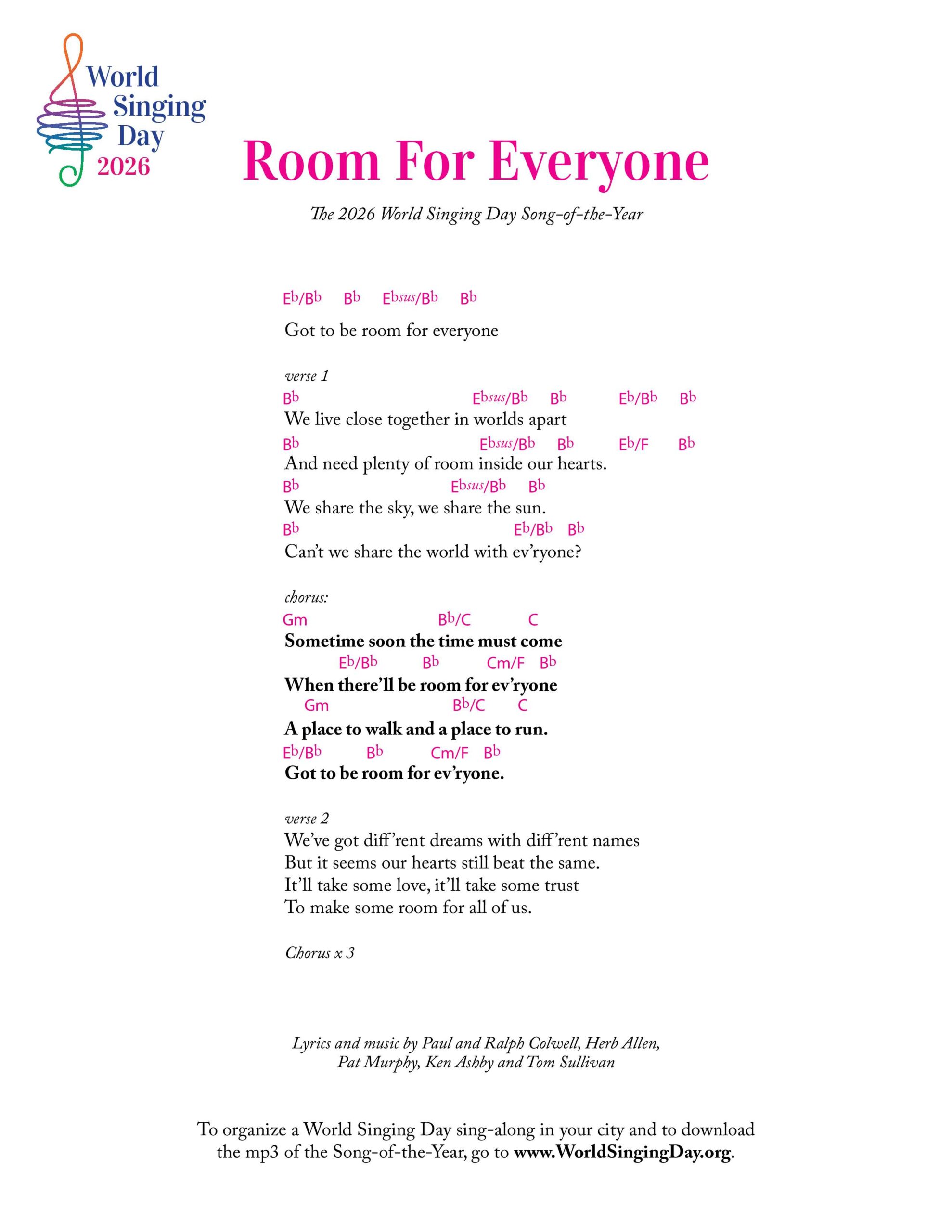 Room-For-Everyone-lyrics-chords
