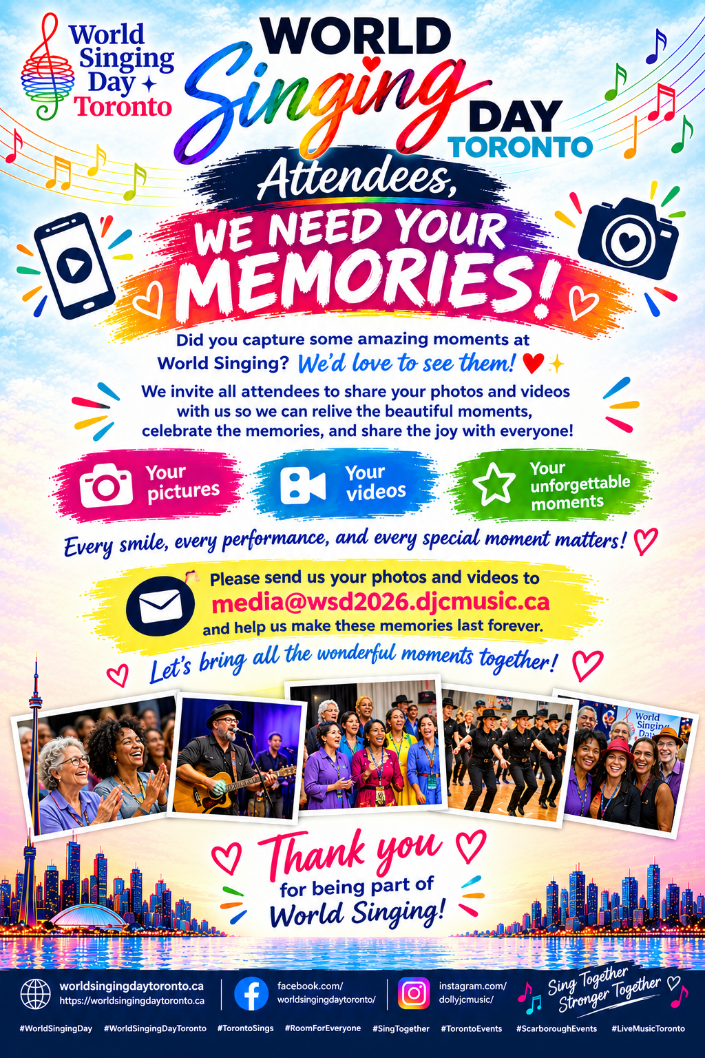 World Singing Day Toronto - Need Media - 2026-10-20